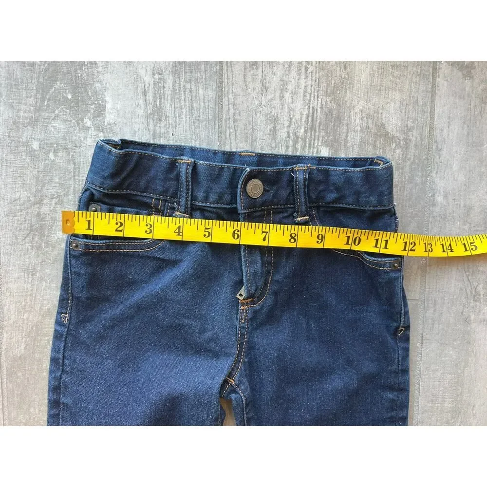 Gap Baby Boy Stretch Denim Jeans Dark Rinsed Wash Indigo 6 Regular Slim Casual